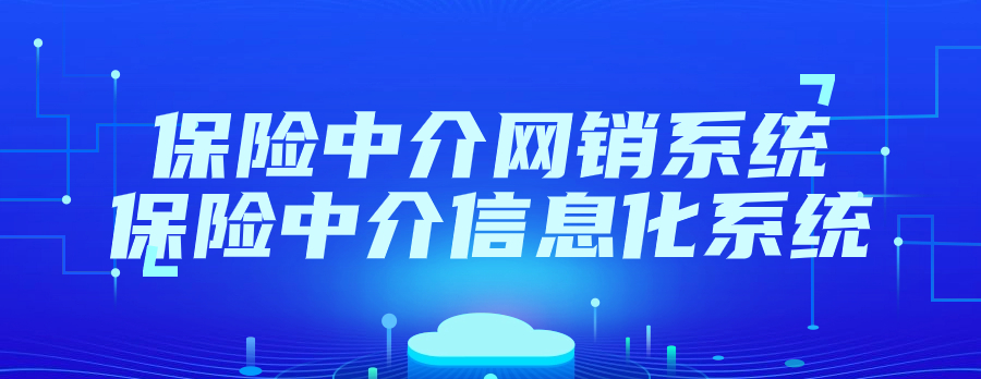 保险中介信息化系统